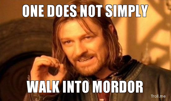 Walk into MorDor